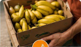 Surplus food and produce prepared for the Banana App initiative